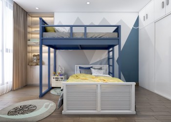 Thiết kế giường tầng cho phòng ngủ trẻ em