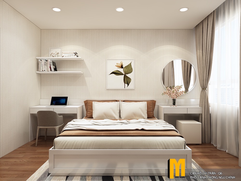 Với trang trí nội thất phòng ngủ Master 20m2, bạn sẽ có được nơi an nhiên để thư giãn và nghỉ ngơi sau một ngày làm việc mệt mỏi. Một không gian sang trọng và thư thái sẽ cho bạn cảm giác thú vị và hoàn hảo.